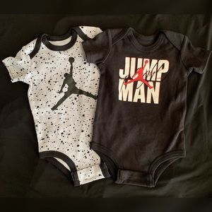 Jordan short sleeve onesie size 3-6 months